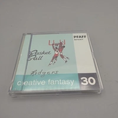 Tarjetas bordadas PFAFF Creative Fantasy #30 DEPORTES DE BALONCESTO  Foto 1 de 3