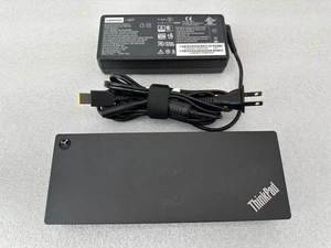 Lenovo ThinkPad Hybride USB-C avec Station d'accueil USB-A (Type 40AF) avec adaptateur secteur - Photo 1/5