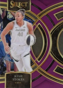Panini 2024 WNBA SELECT KIAH STOKES #179 90/149 PREMIER LEVEL PURPLE PRIZM - Bild 1 von 2