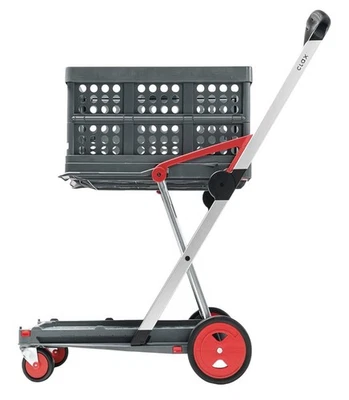 Red - CLAX Multi Use Functional Collapsible Cart Folding Shopping Cart - Image 1 of 4