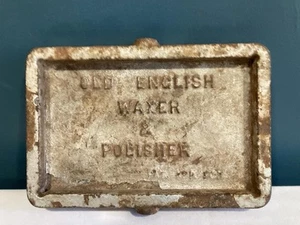 Vintage Old English Waxer & Polisher Metal Tray - Picture 1 of 7