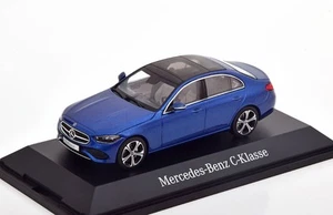 1:43 Herpa Mercedes C-Class W206 Saloon 2021 bluemetallic - Picture 1 of 3