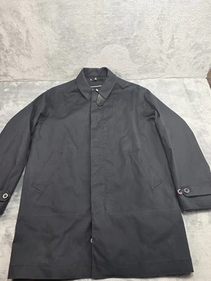 Coach New York Black With Leather Trim Men's Jacket Size XL Button & Zipper - Image 1 of 4