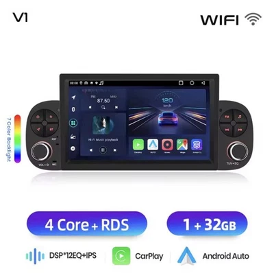 Autoradio Android 14 para Fiat Panda 2013-2020 1G+ 32GB Carplay Wireless GPS BT - Imagen 1 de 4