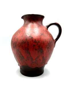 Vintage Studio NB Vase (6744- 28) , Fat Lava Vase , Keramik , (1960- 1970) Jahr - Picture 1 of 12