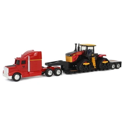 Red Chrome Chase Unit ~ 1/64 Versatile 580DT w/ Semi & Trailer, ERTL Prestige - Image 1 of 4