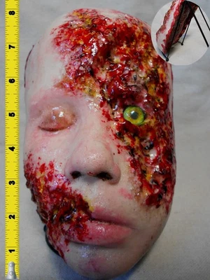 Horror movie fx Props - Corpse Face gore display party - Image 1 of 4