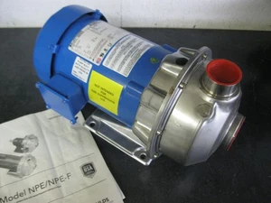 Goulds 3ST2C5C2, NPE SS Centrifugal Pump, 1-1/2" X 2", .5 HP, 3ph, 208-230/460V - Picture 1 of 6