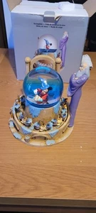 Disney Mickey Mouse Fantasia Snow Globe the Sorcerer's Apprentice Musical Theme - Picture 1 of 9