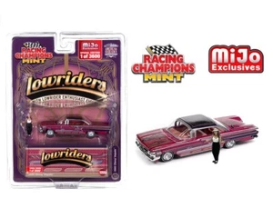 1960 CHEVROLET IMPALA LOWRIDER PINK W/FIGURE 1:64 BY RACING CHAMPIONS RCCP1013 - Picture 1 of 1