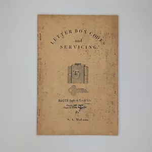 Vintage 1952 Letter Box Codes and Servicing by S.A. McLean - Picture 1 of 8