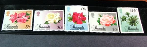 Bermuda Briefmarke Scott # 536-540 Old Garden Roses 1988 postfrisch L742 - Bild 1 von 1