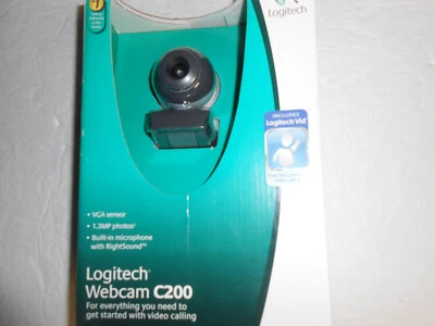 Logitech C 200 Webcam 960-000415 - Image 1 of 2