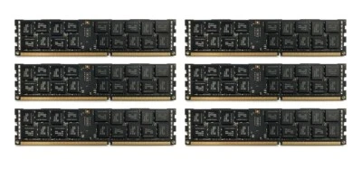 96GB 1066MHz (6x 16GB DDR3 ECC REGISTERED) Mac Pro 4.1 5.1 2009-2012 Memory - Image 1 of 4
