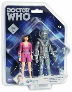 Doctor Who: ATTACK OF THE CYBERMEN - Peri & Rogue Cybermen Action Figure Set - Picture 1 of 4