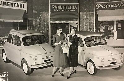 TRES TRES Rare Dossier De Presse 1957 Sortie De La FIAT 500 !!!! • 298.99€