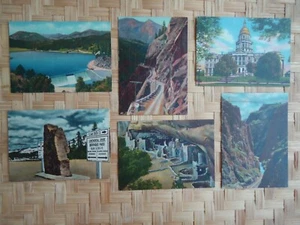 De colección Mini Impresión Colorado Continental Divide Royal Gorge Abeto Árbol Presa de hoja perenne - Imagen 1 de 9