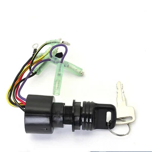 BOAT IGNITION KEY SWITCH FOR MERCURY OUTBOARD CONTROL BOX MOTOR 87-17009A5 - Picture 1 of 9