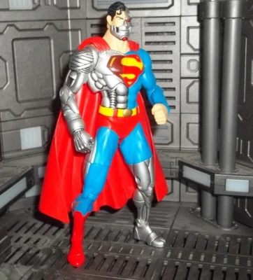 FIGURA DC DIRECT COLLECTIBLES DEATH OF SUPERMAN/RETURNS CYBORG SUPERMAN Foto 1 de 4