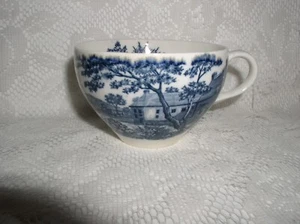 Holmar English Village Japón Taza de Té Café Azul Transferware Estilo Diseño - Imagen 1 de 5