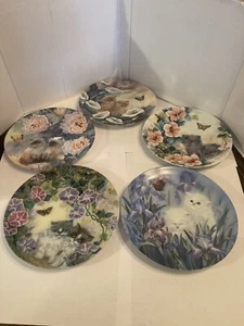 5 Stück Set Blütenblätter Freunde Sammelteller von Lily Chang und Bradford Exchange - Bild 1 von 12