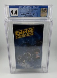 Star Wars Empire Strikes Back (1992) VHS New Sealed Watermark Graded CGC 9.4 A+ - Picture 1 of 12