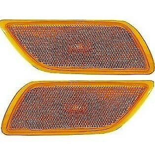 Side Marker Fits 2000-2005 Ford Focus w/ Bulb(s) Lh & Rh Pair Marker Light Lamp - Image 1 of 4