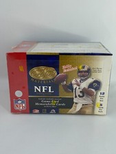 2001 Leaf Certified Materials Football Hobby Box Factory Sealed