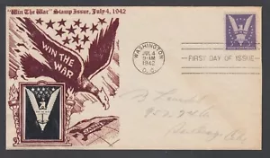US Planty 905-26 FDC. 1942 Win the War, Crosby Photo cachet, pencil addressed - Picture 1 of 1