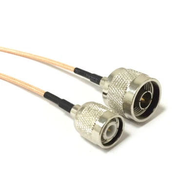 N type male plug to TNC male pigtail cable adapter 90cm for wireless router NEW - Image 1 of 4