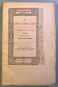 Libro Di canto E Liuto [Edición 1891] - Laúd Cosimo Bottegari - Imagen 1 de 2