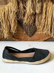 UGG Australia Black Leather Shearling Lined #1006664 Slip on Shoes 5.5 - Picture 1 of 9