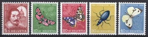 #535 - Svizzera - Pro juventute. Insetti (Maderno), 1956 - Nuovi (** MNH) - Imagen 1 de 2
