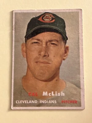 1957 Topps #364 Cal McLish RC P504 - Image 1 of 2