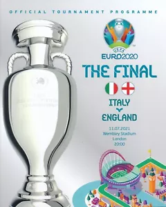 EURO 2020 FINAL - England v Italy @ Wembley - Official match programme - Picture 1 of 1