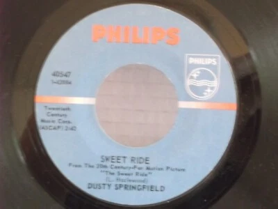 Dusty Springfield,Philips ,"Sweet Ride",US,7" 45,1967 movie score song,Mint - Image 1 of 2