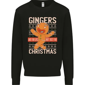 Gingers Are for Life Not Just for Christmas Kids Sweatshirt Jumper - Picture 1 of 77