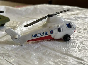 1976 Lesney Matchbox No 75 Seasprite White Car England Base Rescue Helicopter - Picture 1 of 3