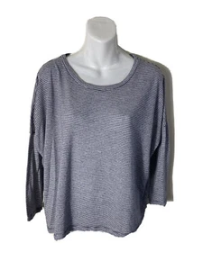 Size M Old Navy Blue/White Stripped Comfy Blouse - Picture 1 of 4