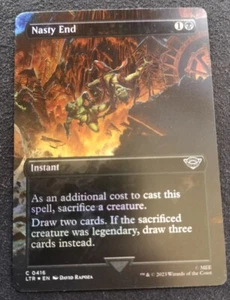Nasty End - Foil - Borderless Scene - MTG - NM Unplayed - EN - 0416 - Picture 1 of 1