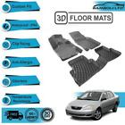 3D Molded Interior Car Floor Mat for Toyota Corolla 2006-2012 (Black)