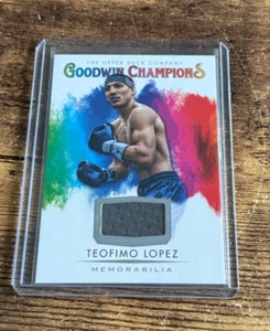 2021 UD Goodwin Champions Teofimo Lopez #SM-LO Splash of Color Memorabilia Relic - Picture 1 of 1