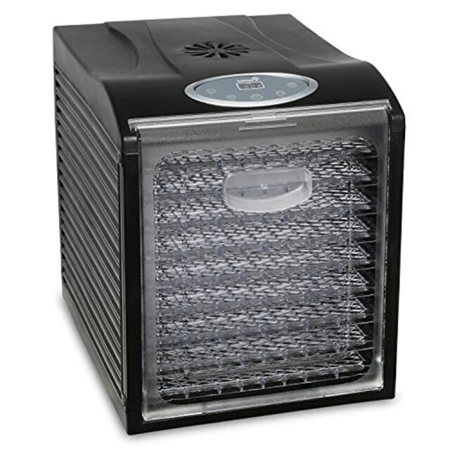 Ivation IVFD90RB 600W 9-Tray Electric Food Dehydrator - Black