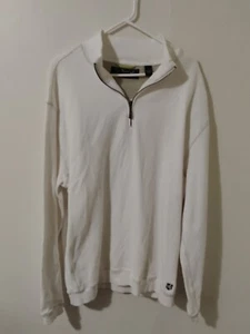 Nat Nast Long sleeve Zip Collar Cotton Pull Over Sweat Shirt Large - Picture 1 of 10