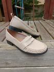 Women's Next Loafer's Size 8 Comfort Ladies Beige Leather Shoes EU42