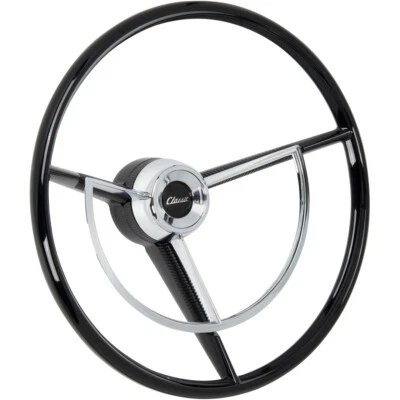 Volante American Retro 15" com botão de buzina para picape Ford 1961-1970 - Imagem 1 de 4