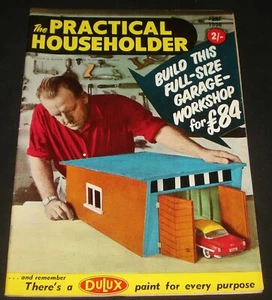 PRACTICAL HOUSEHOLDER AUSSIE MAG 1958 JUNE #4  Retro Handyman Do It Yourself - Picture 1 of 4