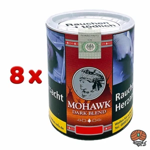 8x Mohawk Dark Blend Feinschnitt Tabak Dose à 115g