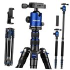 80/85 inches Heavy Duty Tripod for Camera and Phone, 85" Camera 85 Inch Blue