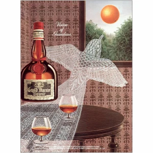 1986 Grand Marnier Liqueur: Bird Vintage Print Ad - Picture 1 of 1